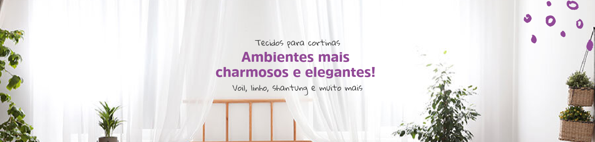 Cortinas - Enrolado Tecidos